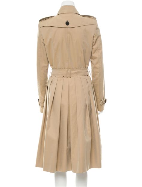 Burberry pleated trench